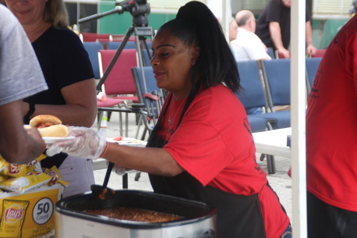 August 11, 2019: Vinnie and Debra Barbee feed the homeless in Decatur block party's 17th year